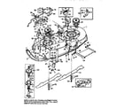 Craftsman 536252571 pre-painted deck assembly diagram