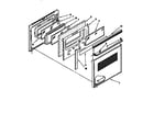 Kenmore 6654428998 upper oven door diagram