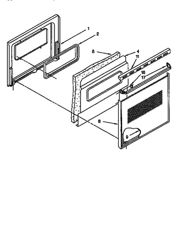 Lower oven parts