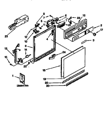 Frame and console