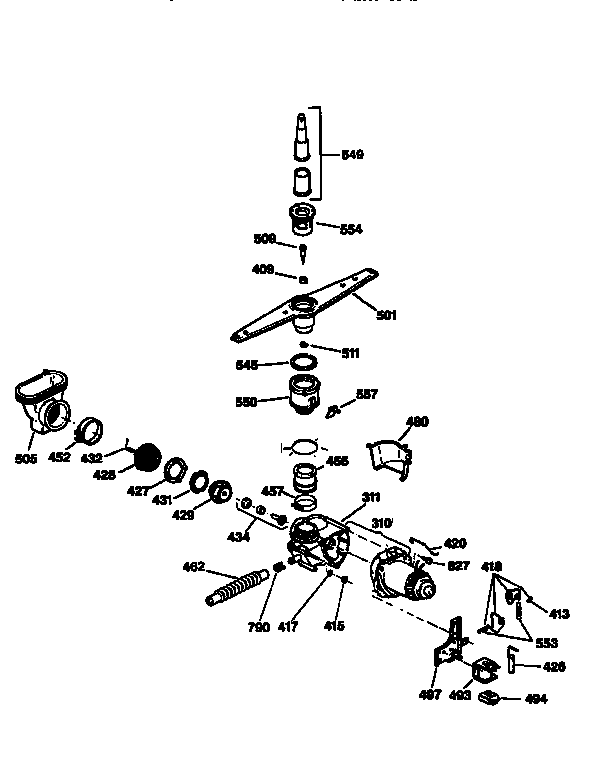 Motor-pump mechanism