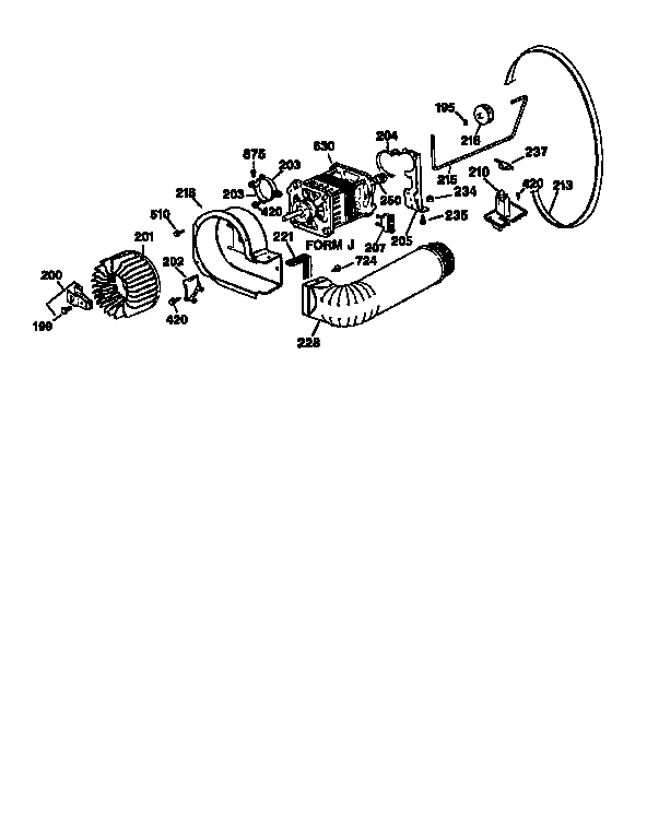 Blower and drive assembly