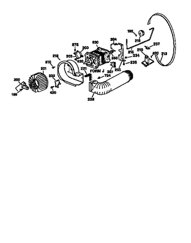 Blower and drive assembly