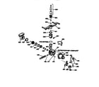 GE GSD1236T64WW motor-pump mechanism diagram