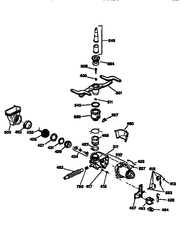 Motor-pump mechanism