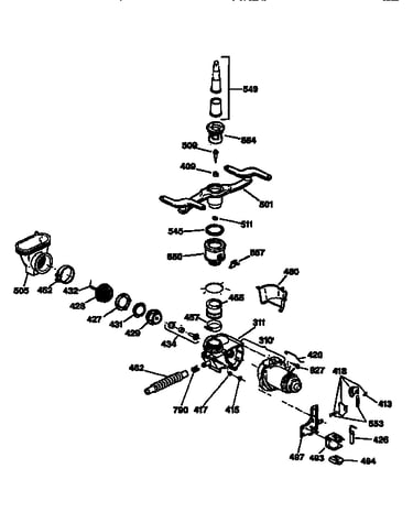 Motor-pump mechanism