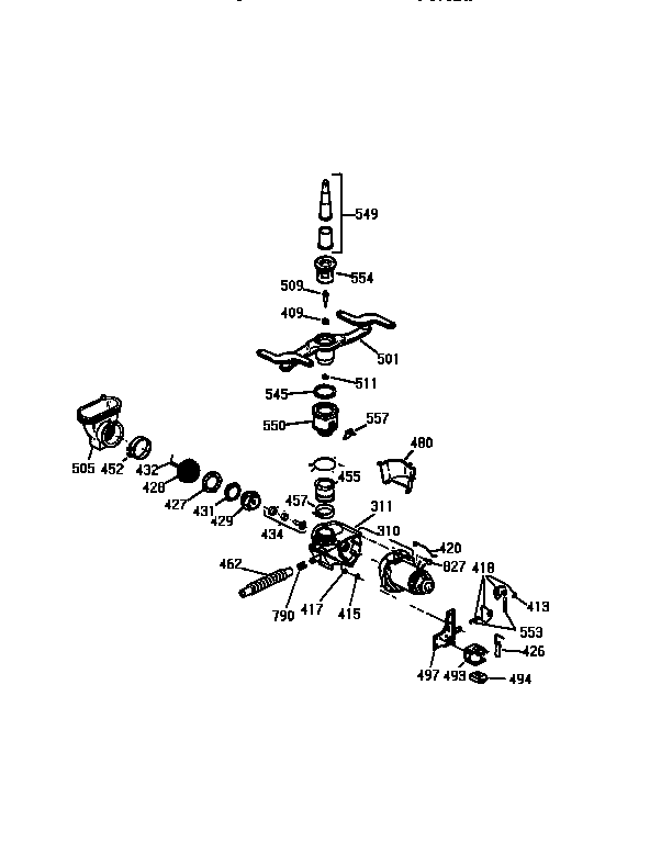 Motor-pump mechanism