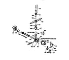 GE GSD980T-64WW motor-pump mechanism diagram