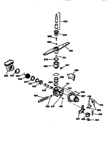 Motor-pump mechanism