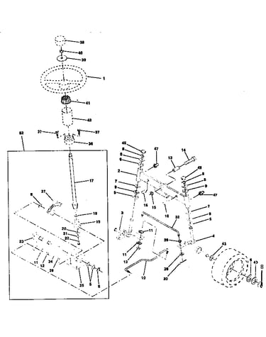 Steeting assembly