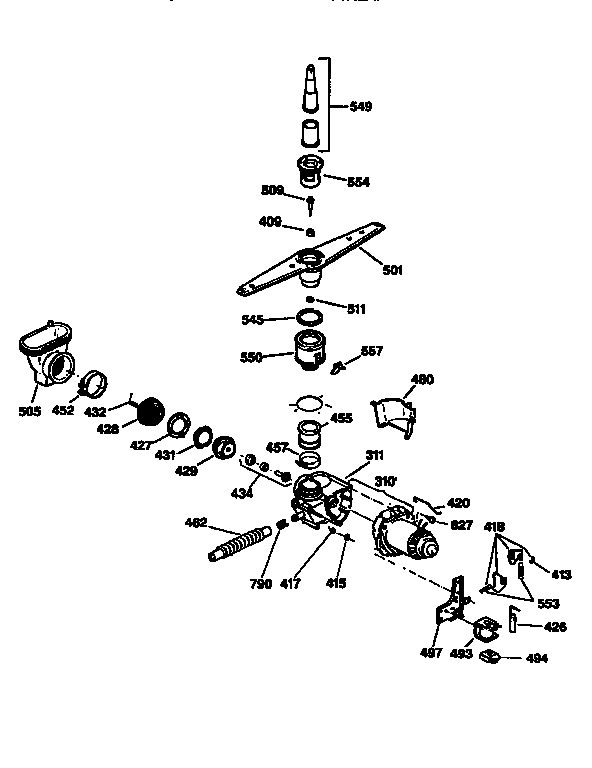 Motor-pump mechanism