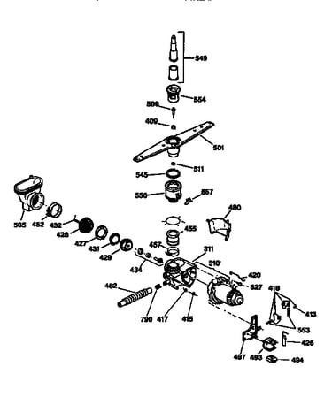 Motor-pump mechanism