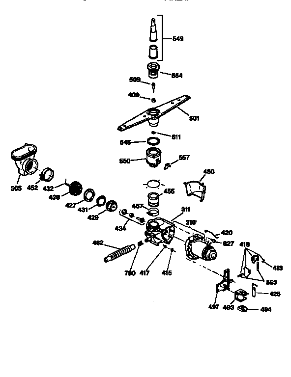 Motor-pump mechansim