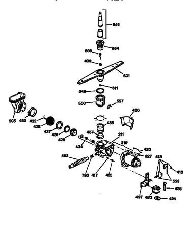 Motor-pump mechansim