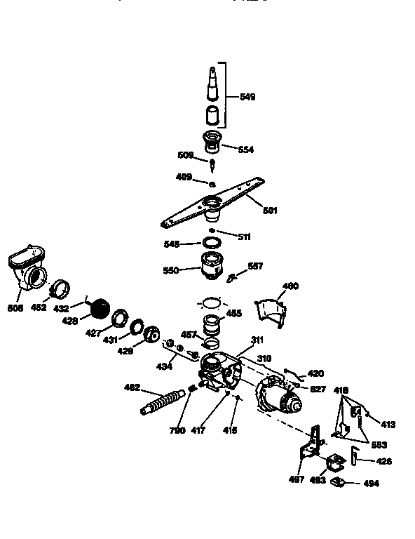 Motor-pump mechanism