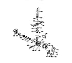 GE GSD1910T64AA motor-pump mechanism diagram