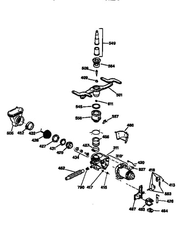Motor-pump mechanism