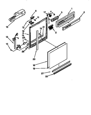 Frame and console
