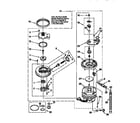 Whirlpool DU980QPDZ0 pump and motor diagram