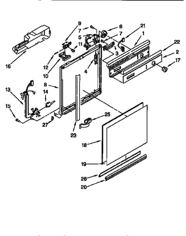 Frame and console