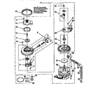 Whirlpool DU8950XB1 pump and motor diagram