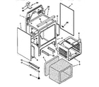 KitchenAid KERC507YWH2 oven chassis diagram
