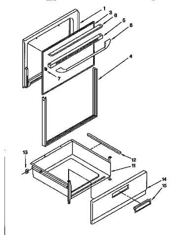 Door and drawer
