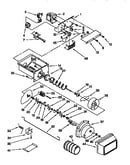 Motor and ice container