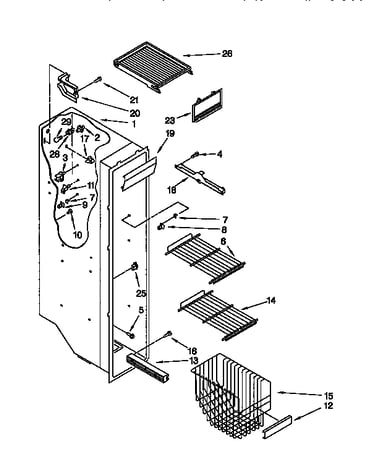 Freezer liner