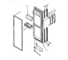 Kenmore 1069557521 refrigerator door diagram