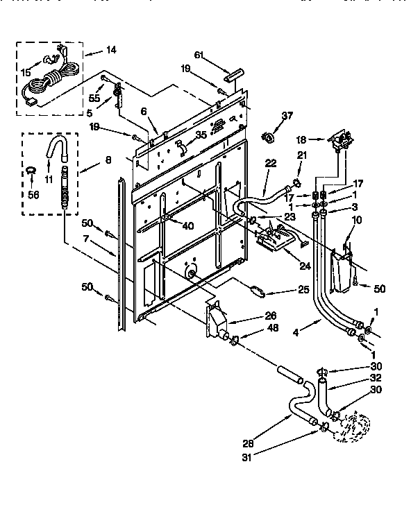 Rear panel