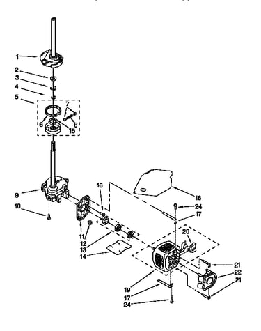 Brake, clutch, motor and pump