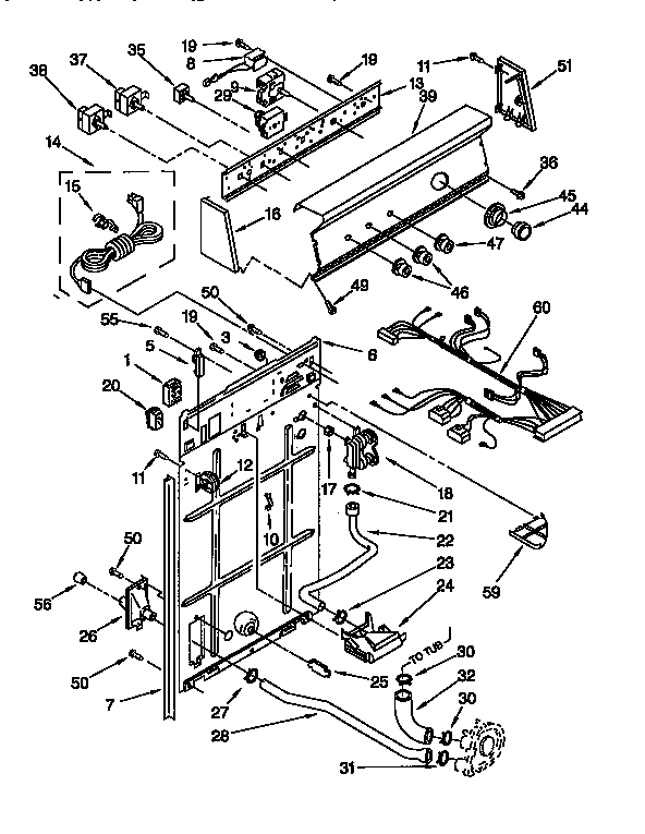 Controls and rear panel