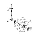 Kenmore 11092370200 brake, clutch, gearcase, motor diagram