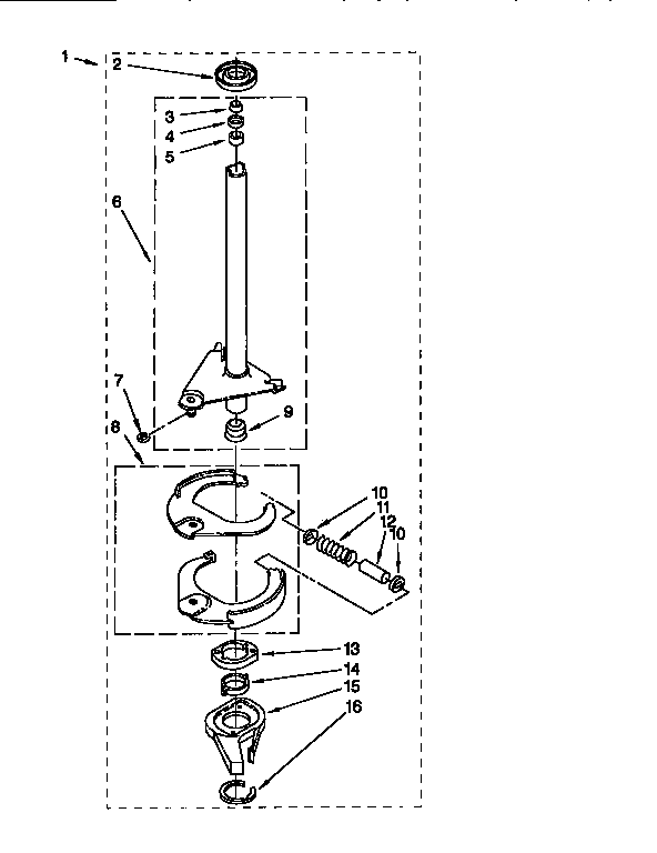 Brake and drive tube