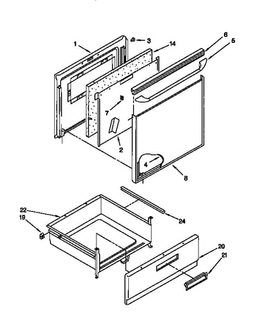 Door and drawer