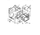 Whirlpool RF366BXDW1 oven parts diagram