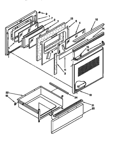 Door and drawer