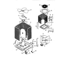 ICP CA9642VKA1 functional replacement parts diagram