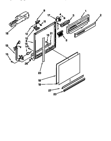 Frame and console
