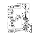 Whirlpool DU980QPDQ0 pump and motor diagram