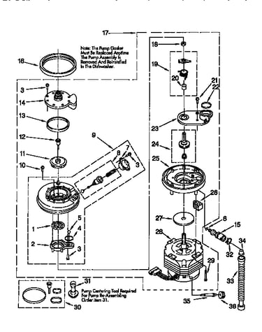 Pump and motor