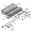 Upper rack and track