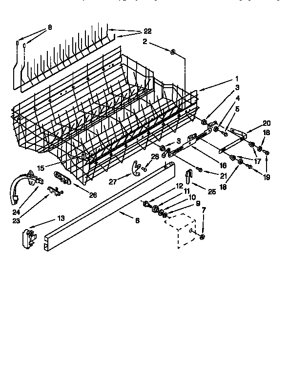 UPPER RACK AND TRACK