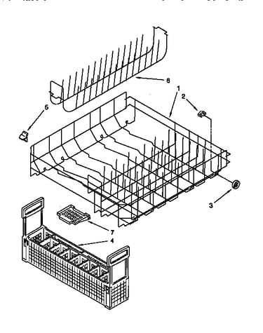 Lower rack