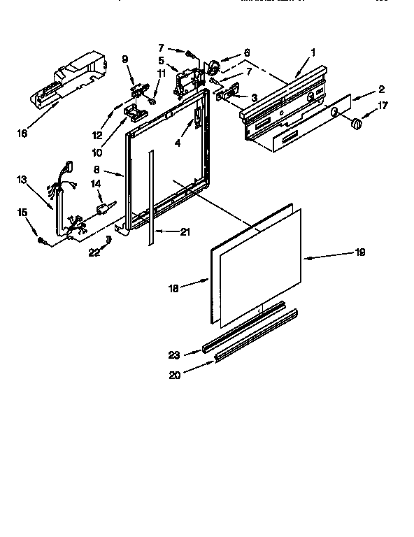 Frame and console