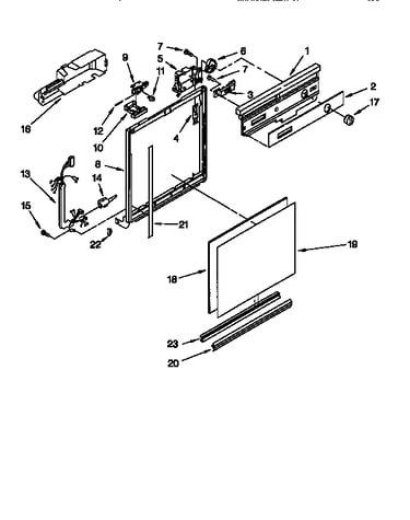 Frame and console