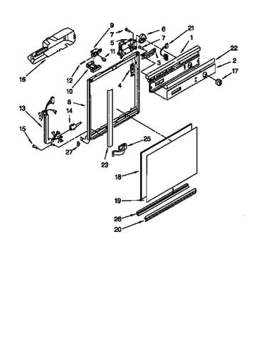 Frame and console