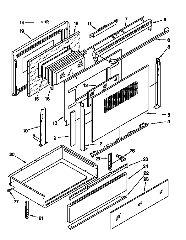 Door and drawer