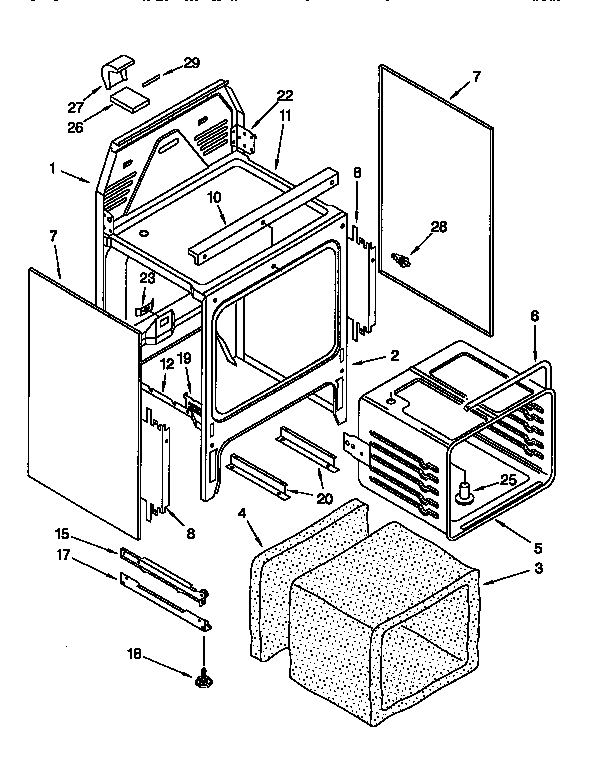 Oven chassis
